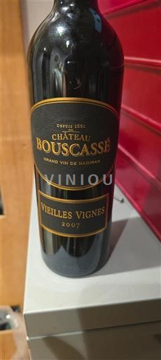 Südwestfrankreich Madiran Château Bouscassé Vieilles Vignes 2007