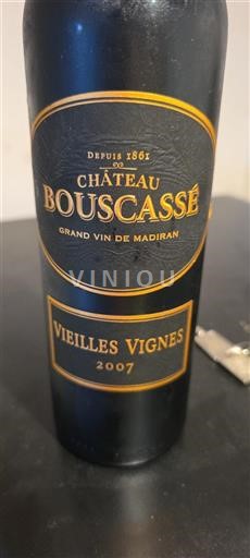 Südwestfrankreich Madiran Château Bouscassé Vieilles Vignes 2007