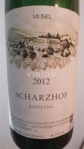 Moselle Egon Müllerscharzhof Scharzhof 2012