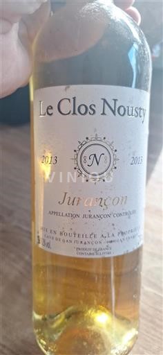 Sydvestfrankrig Jurançon Le Clos Nousty 2013