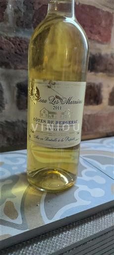 Zuidwest-Frankrijk Côtes-de-Bergerac Château Les Marnières 2011
