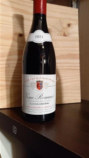 Borgoña Vosne-romanée François Confurongindre La Colombière 2021
