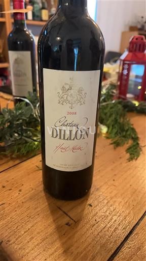 Vini Rouge sec Château Dillon 2008 Francia Bordeaux Haut-Médoc AOC