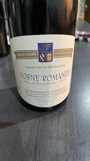 Borgogna Vosne-Romanée Domaine Coquard Loisonfleurot 2011