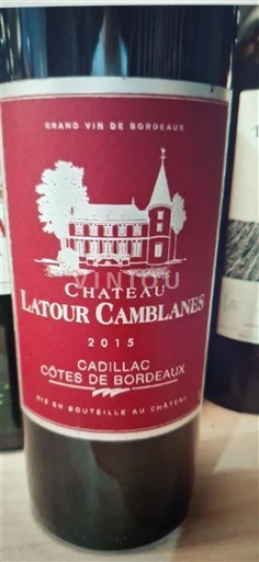Bordeaux Cadillac-Côtes-de-Bordeaux Château Latour Camblanes 2015