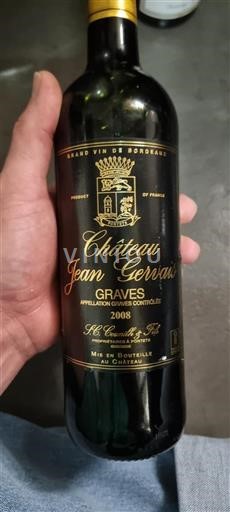 Bordeaux Graves Château Jean Gervais 2008