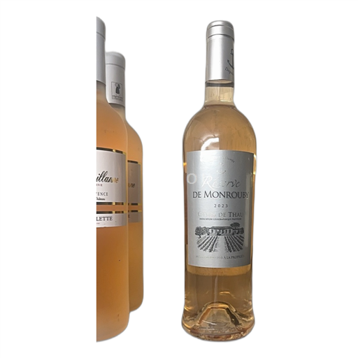 Vin Rosé sec Réserve Monrouby 2023 France Languedoc et Roussillon Côtes de Thau IGP