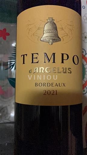 Burdeos Bordeaux Château Angélus Tempo d'Angélus 2021