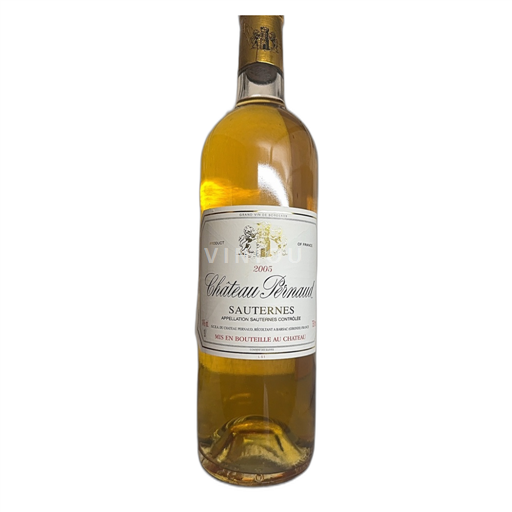 Vin Blanc liquoreux Pernaud 2005 France Bordeaux Sauternes AOC