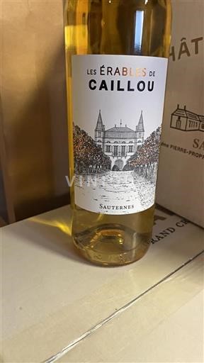 Bordeaux Sauternes Les Érables De Caillou 2018