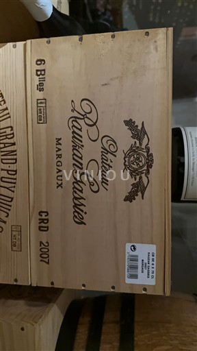 Burdeos Margaux Château Rauzan Gassies 2007