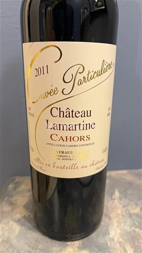 Sudoeste Cahors Château Lamartine Particulière 2011