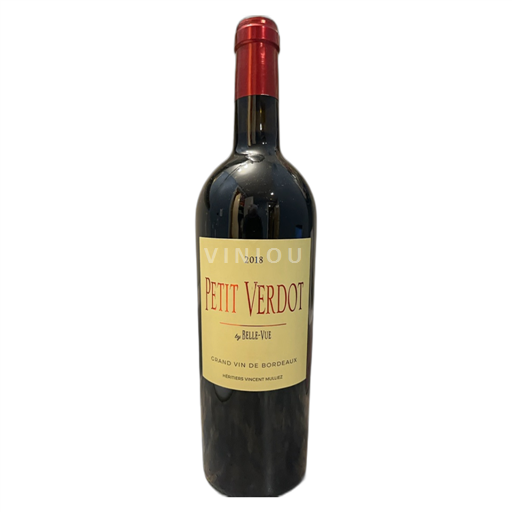 Vin Rouge sec Petit Verdot Château Bellevue 2018 France Bordeaux AOC