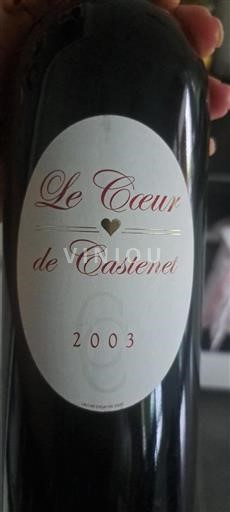 Burdeos Médoc Castenet Le Cœur 2003