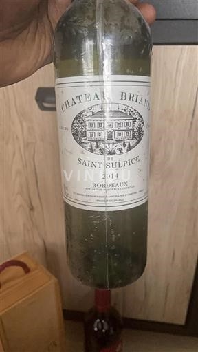 Bordéus Château Briand De Saint Sulpice 2014