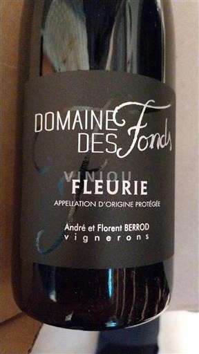 Beaujolais Fleurie Domaine Des Fonds 2021