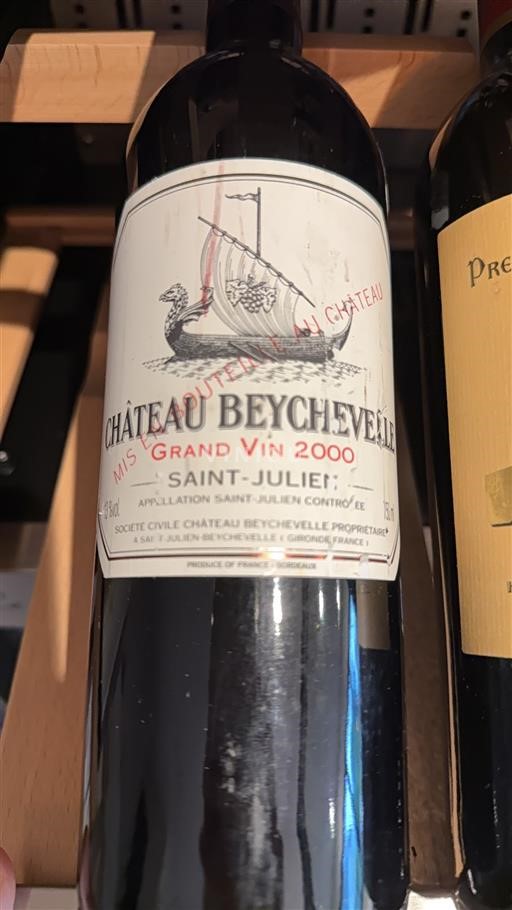 Bordeaux Saint-Julien Château Beychevelle Grand Vin 2000
