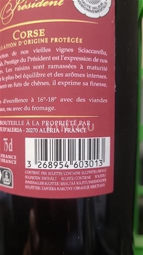 Corsica Aléria Prestige du Président 2022