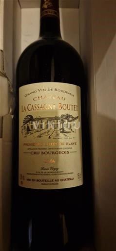 Burdeos No especificado Château La Cassagneboutet 2006