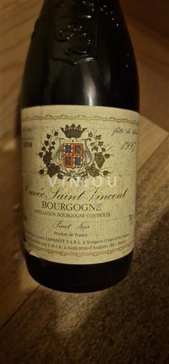 Burgundi Bourgogne Pierre Laforest Saint Vincent 1997