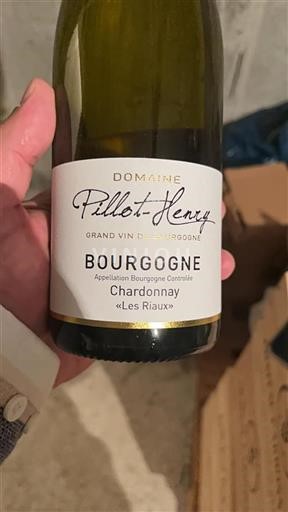 Bourgogne Pillot Henry Les Riaux 2019