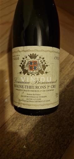 Burgundy Unspecified Premier Cru Domaine Besancenot Baune Theurons 1993