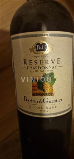 Languedoc Unspecified Barton & Guestier Réserve 1996