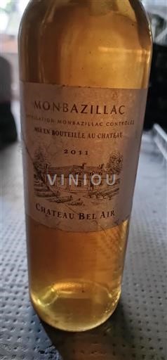 Zuidwest-Frankrijk Monbazillac Château Bel Air 2011