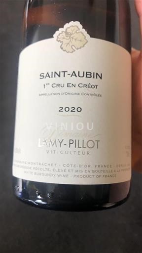Bourgogne Saint-Aubin Premier Cru Domaine Lamypillot En Cr%c3%a9ot 2020