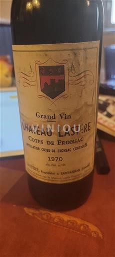 Bordeaux Ikke specificeret Château Lastère 1970