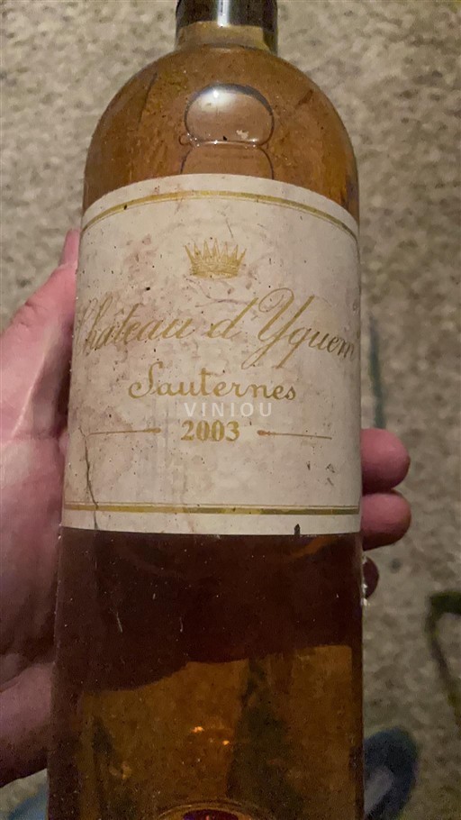 Bordeaux Sauternes Château Yquem 2003