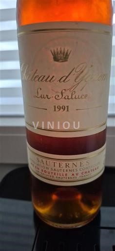 Bordeaux Sauternes Château Yquem 1991