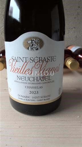 Neuchâtel Neuchâtel AOC Saintsébaste Vieilles Vignes 2023