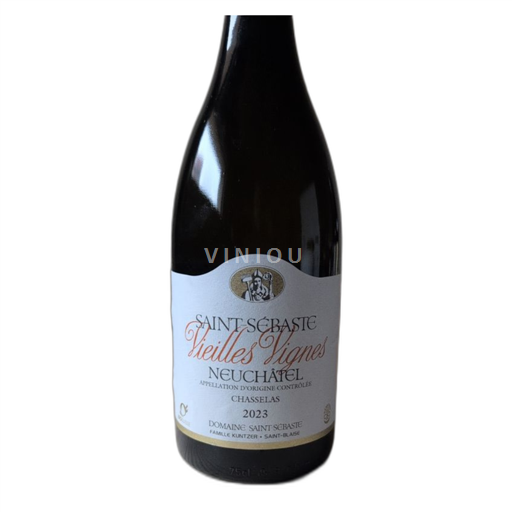Vin Blanc sec Vieilles Vignes Domaine Saint Sébaste 2023 Suisse Neuchâtel Neuchâtel AOC AOC
