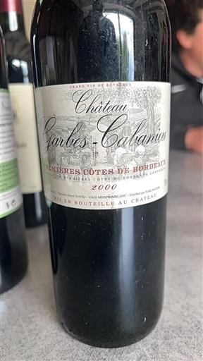 Bordeaux Premières Côtes de Bordeaux Château Garbes-calbaïeu 2000