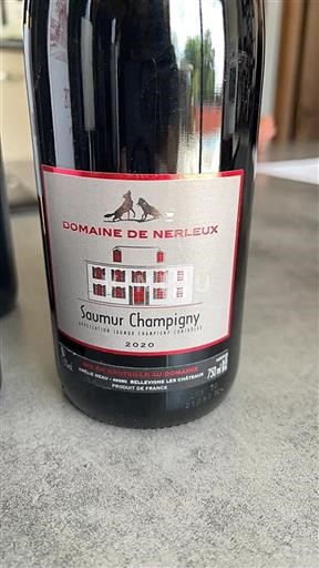 Valle del Loira Saumur-Champigny Domaine Nerleux 2020