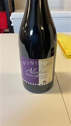 Rhônedalen Crozes-Hermitage Aléofane 2019