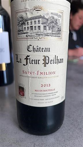 Bordeaux Saint-Émilion Château La Fleur Peilhan 2013
