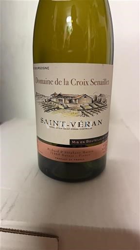 Bourgogne Saint-Véran Domaine La Croix Senaillet 2019