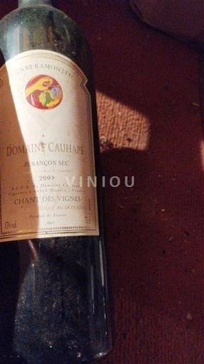 Sudoeste Jurançon Domaine Cauhapé Chant des Vignes 2001