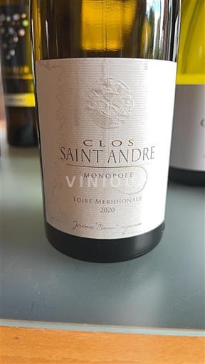 Údolí Loiry Nespecifikováno Clos Saint André Monopole 2020