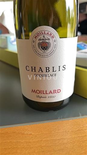 Bourgogne Chablis Domaine Moillard Coquillage 2022