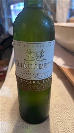 Bordeaux Bordeaux bianco Château Rioureux Sauvignon Senza annata