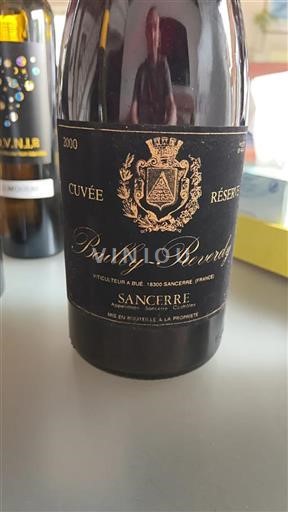 Loirevallei Sancerre Domaine Baillyreverdy Réserve 2000