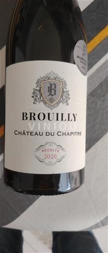 Beaujolais Brouilly Château Chapitre 2020