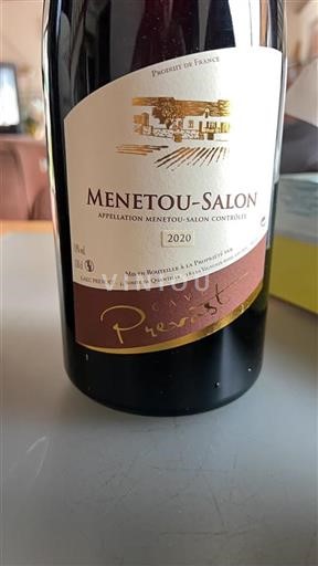 Loiredalen Menetou-Salon Cave Prévost 2020