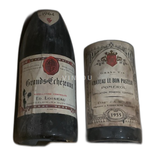 Vin Rouge sec Ed. Loiseau 1964 France Bourgogne Grands-échézeaux AOC Grand Cru