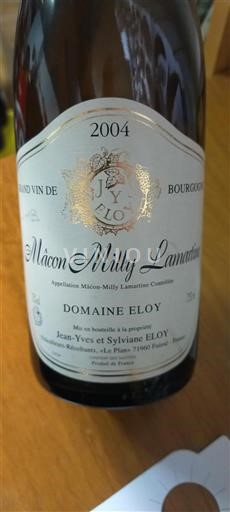 Burgundy Mâcon and Mâcon-Villages Domaine Eloy 2004