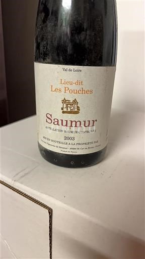 Loirevallei Saumur Cave Des Vignerons De Saumur Les Pouches 2003