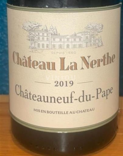 Rhônetal Châteauneuf-du-Pape Château La Nerthe 2019